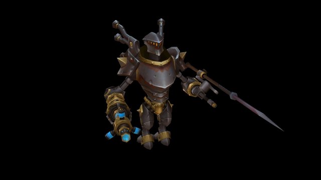 Tick-Tock Knight G8 "Destructor" 3D Model