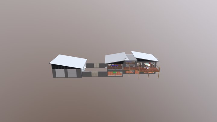 beach home 3D Model