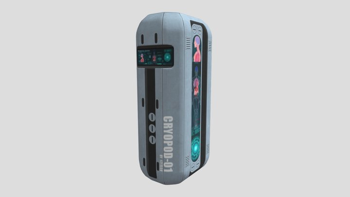 Capsule sci-fi 01 3D Model
