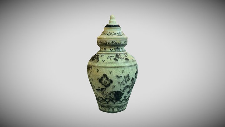 W40 WiangKalong Vase 3D Model