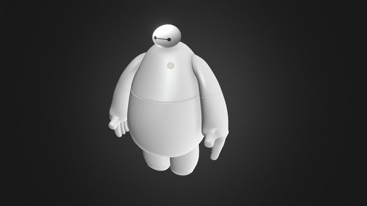 Blend A Day _ Day02 _ BayMax 3D Model