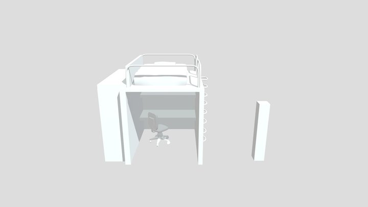 Coakley_ Bunk Bed Loft 3D Model