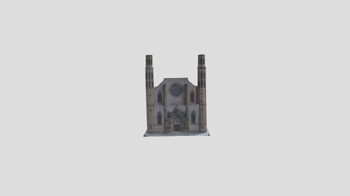 Maqueta de Santa Maria del Mar- Julián Cano 4tC 3D Model