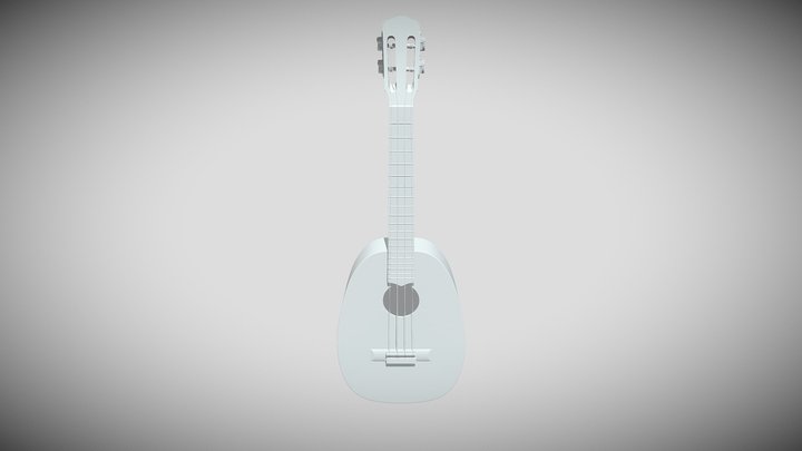 Pineapple Uke - Pre texture 3D Model