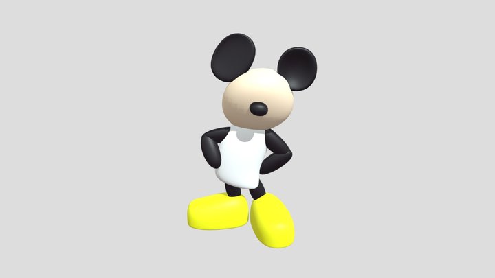 Mickey Mouse 3D Model