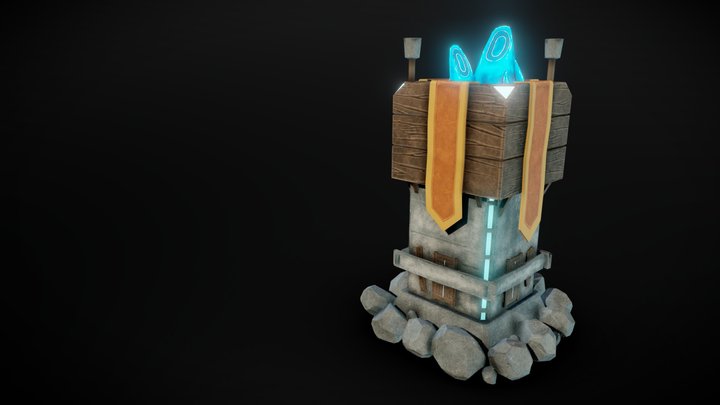 Game Tower 3D Model
