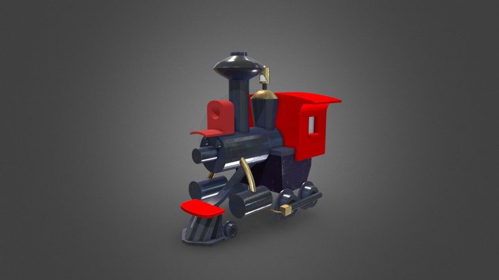 Dambo (1941) Train Remake 3D Model