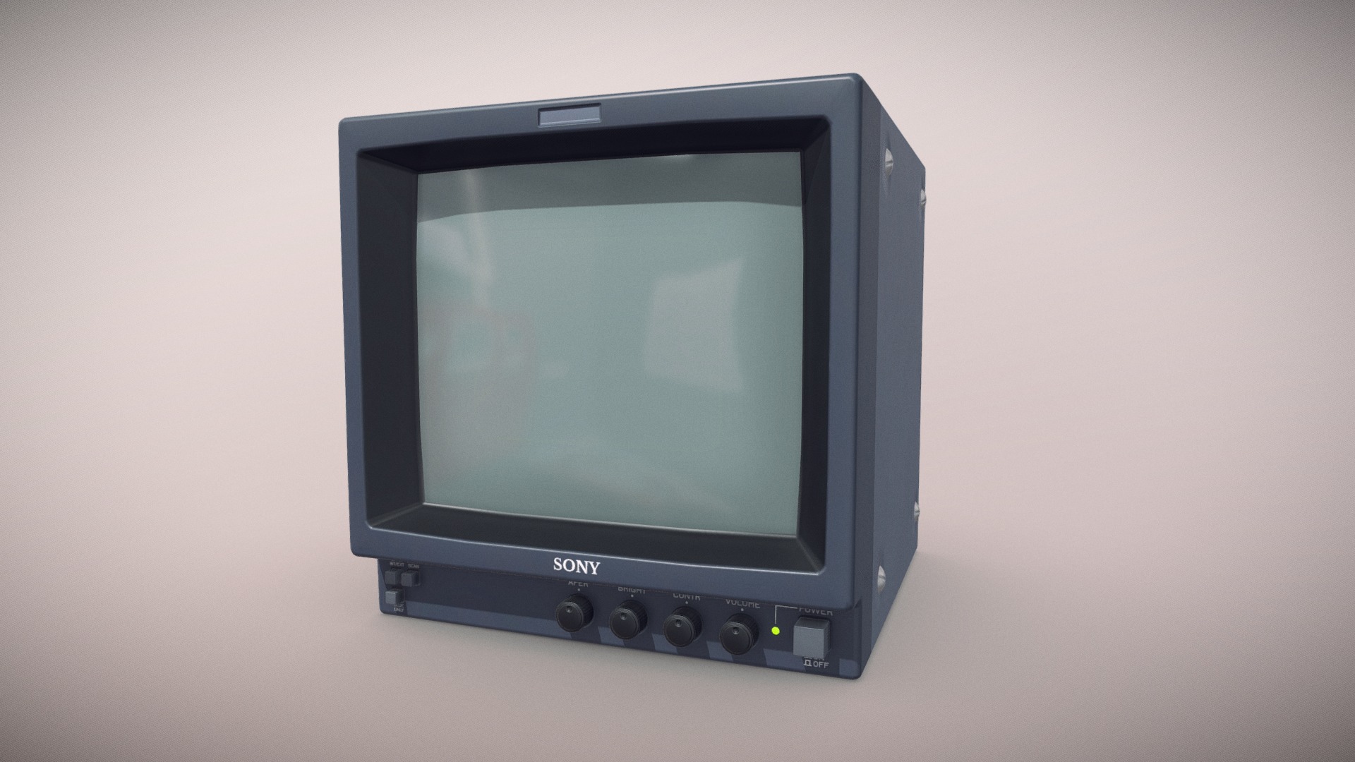 3D model CRT Monitor