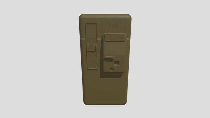 Vintage vending machine 3D Model
