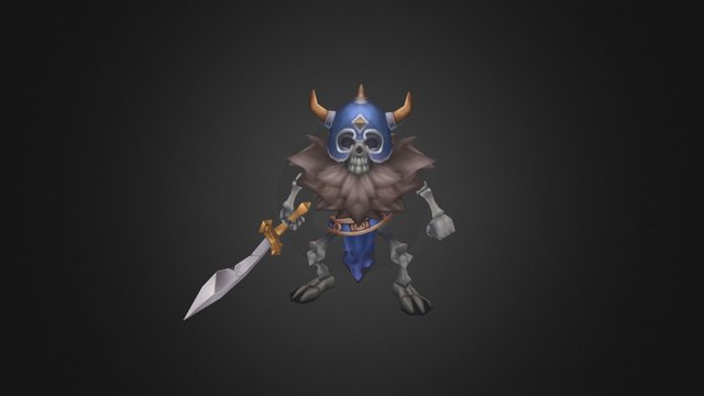 Sword Skeleton 3D Model