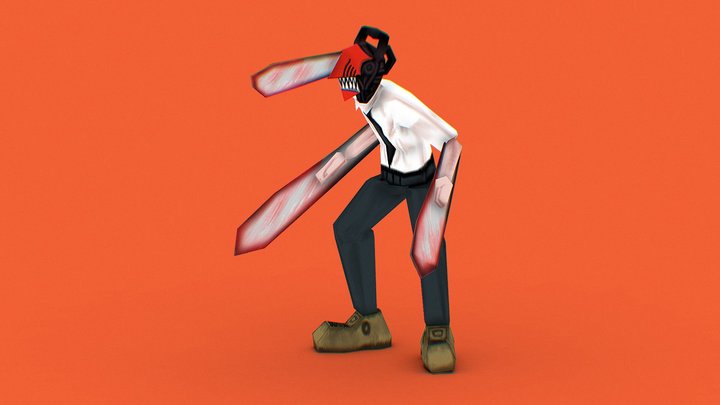 Denji from 'Chainsaw Man' 3D Model