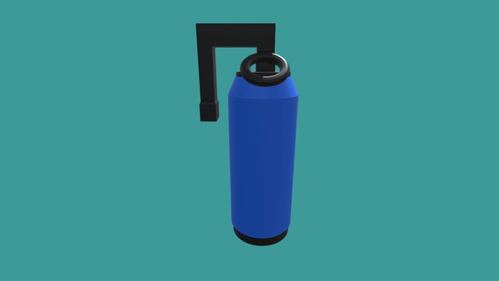Blue Granade , bomba , granada , game , fps 3D Model