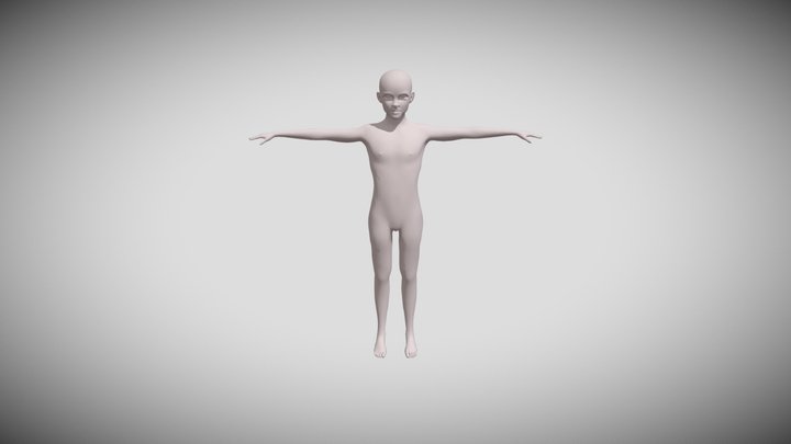 Male Boy 3D Model