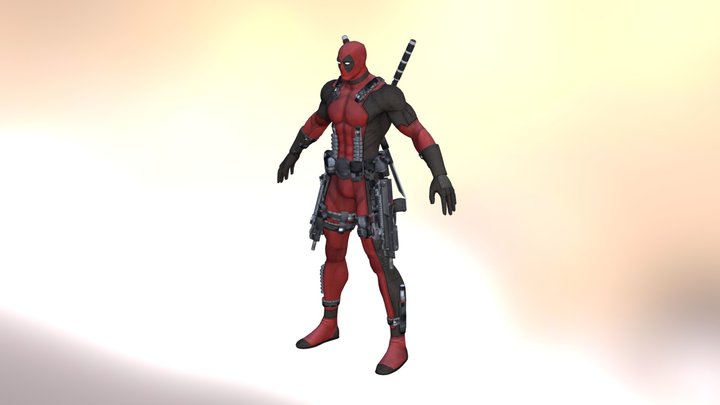 DeadPOOL 3D Model