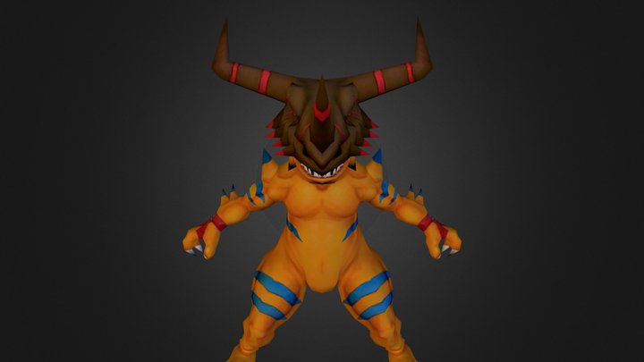 Digimon Masters free VR / AR / low-poly 3D model