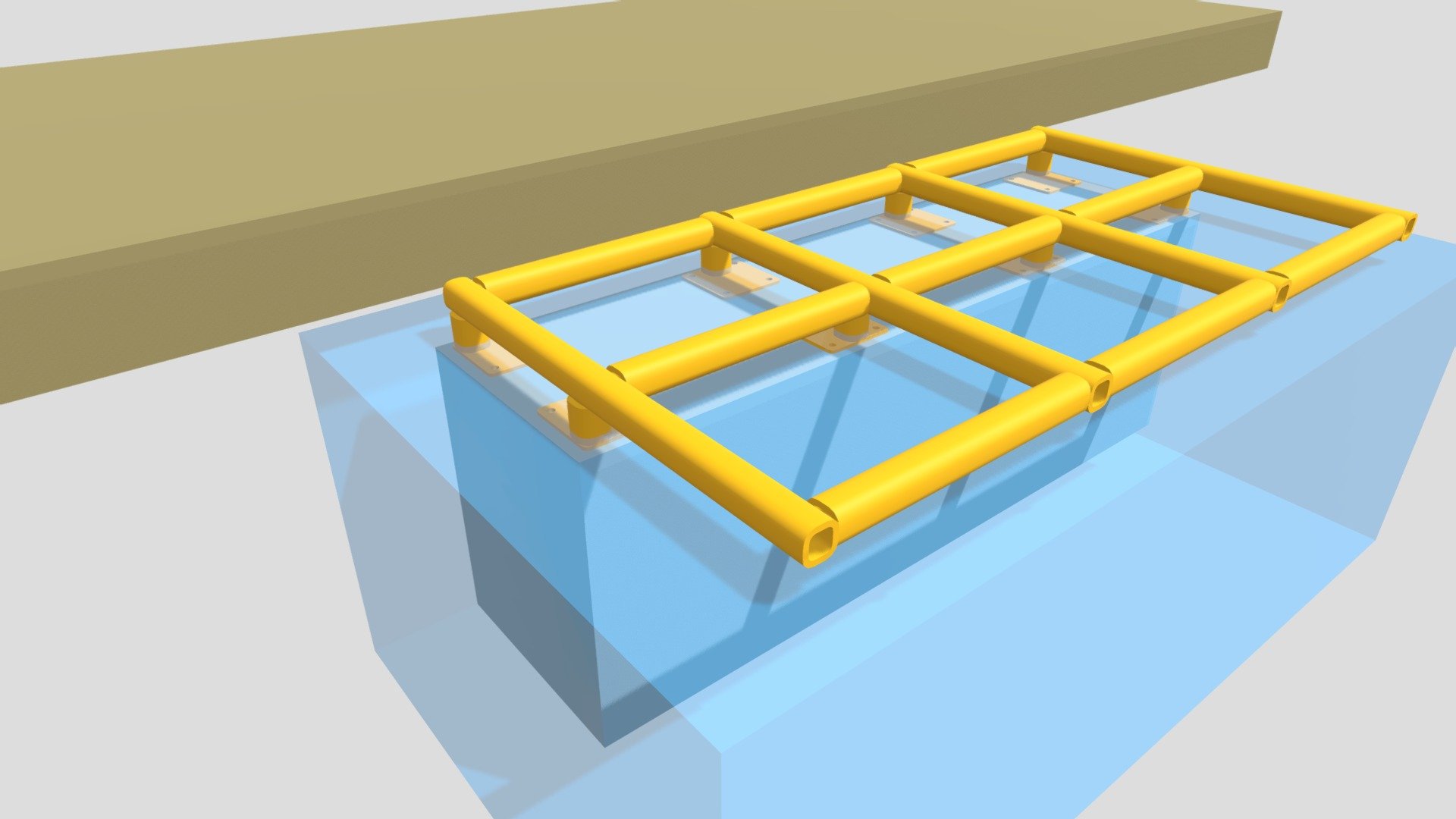 Woodside Tea House 3 Step Support Model