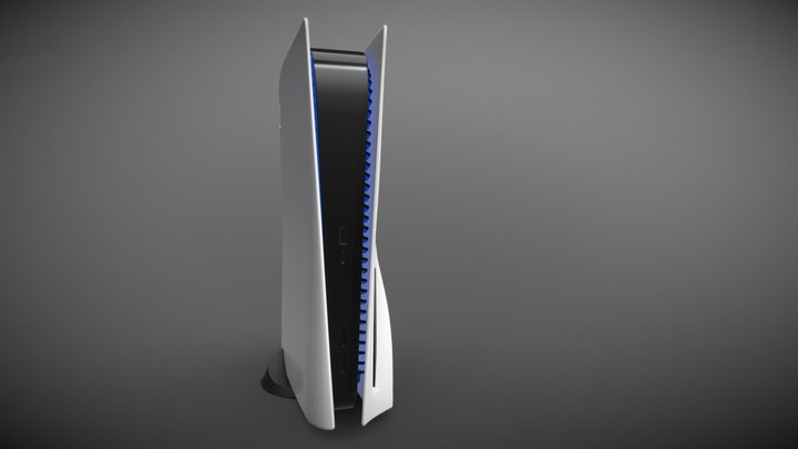 PlayStation 5 - PS5 – Kostenloses 3D-Modell STL