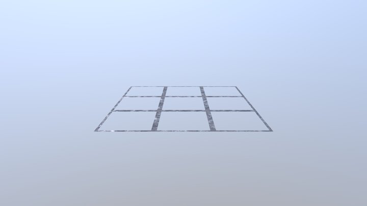 Rusty grid 3D Model