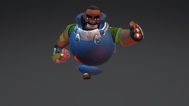 Hero Run 3D Model