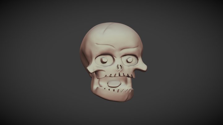 Skull Brasilia Motor Point 3D Model