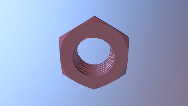 Nut Thread Test 3D Model
