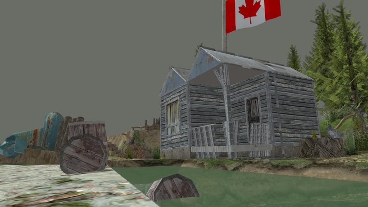 1ANI21N_Robben_Jolien_Diorama_ForestLoner 3D Model