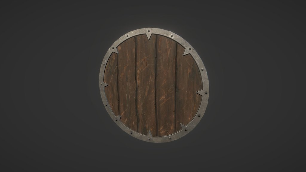Wooden Round Shield