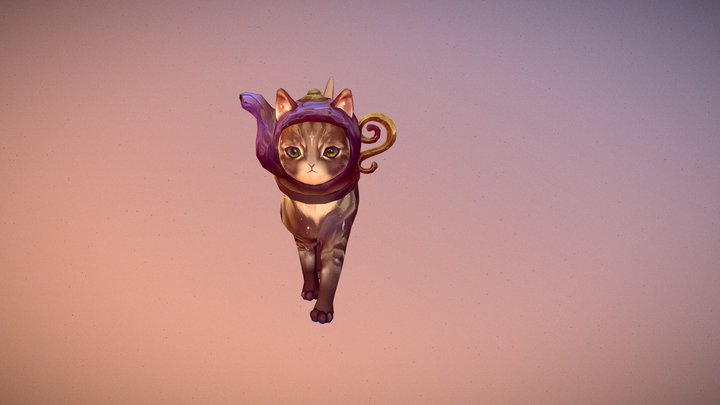 Lunerion Cat 3D Model