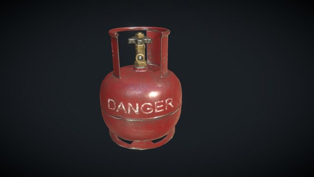 Gas Bottle 5L 3D Model