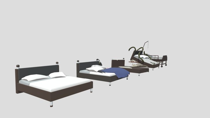 The beds 3D Model
