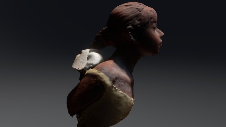 Bad imitation of Degas' sculpture 3D Model