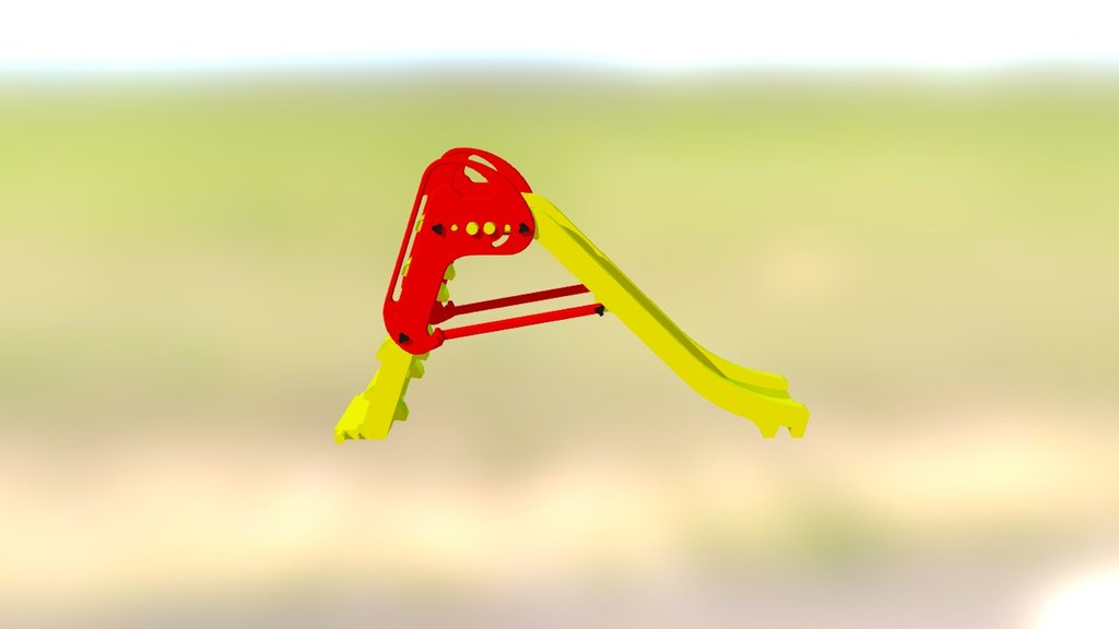 Escorregador Dobrável Reversível — Sketchfab embed 3D viewer