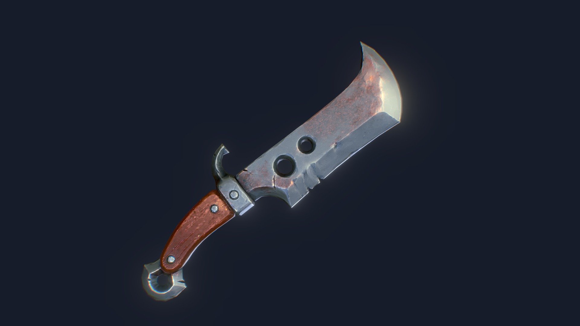 RustyKnife - substance painter study