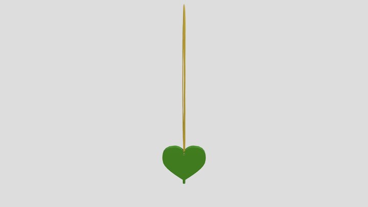 Final Tree Wishes Green 3D Model