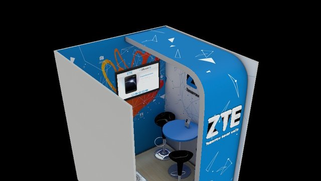 Stand ZTE 3D Model
