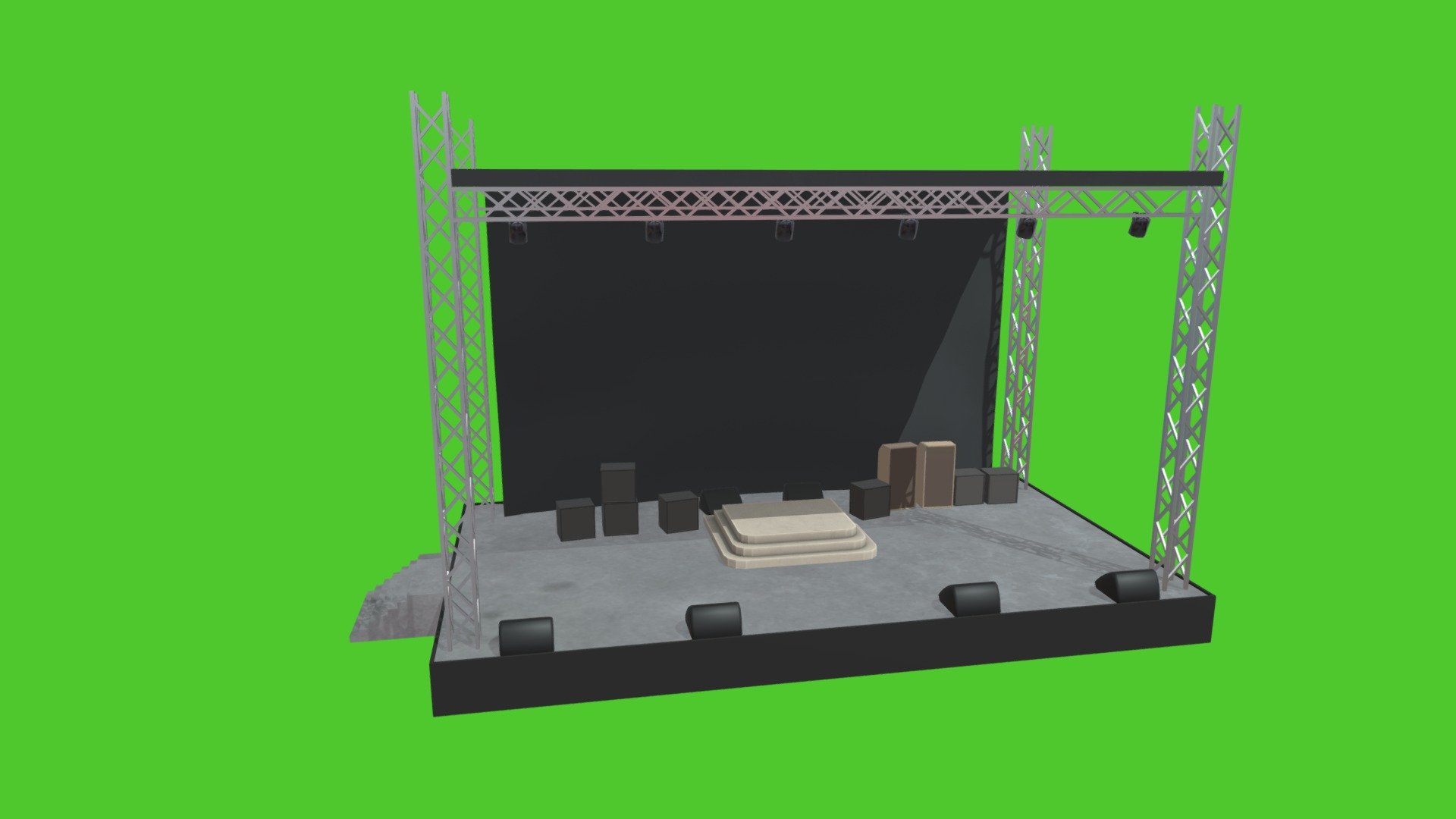 simple_concert_stage - Download Free 3D model by tech.service.allwe ...