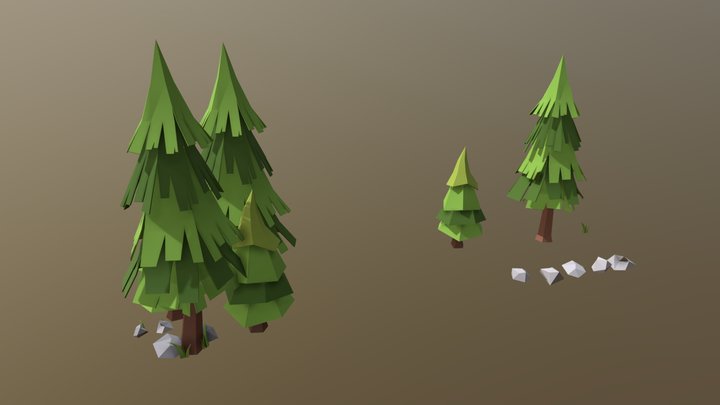 Lowpoly Test 3D Model