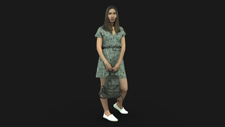 3d scan woman 13 3D Model