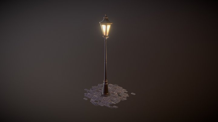 Lamp Post 3D Model