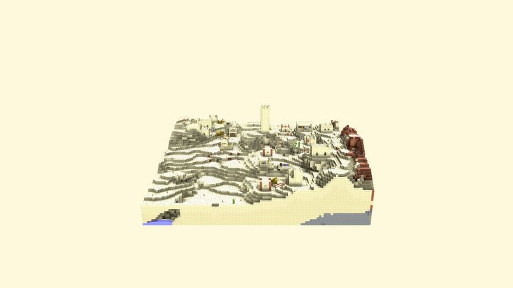 Desert Village 3D Model