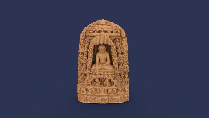 Buddha Calling the Earth to Witness 3D Model