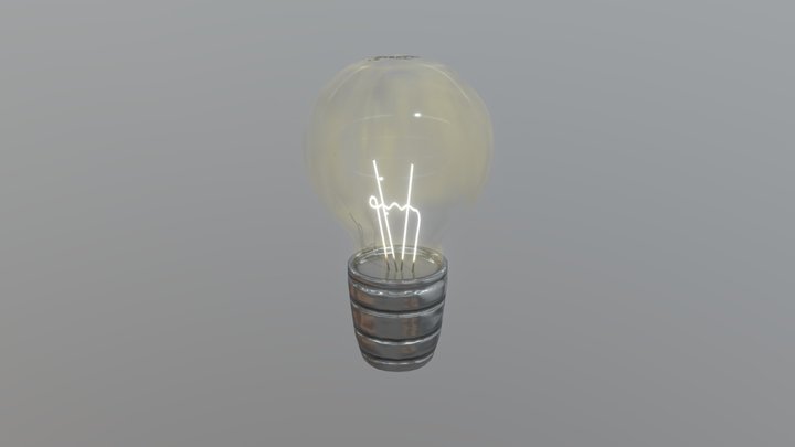 Uwu inc. retro lightbulb 3D Model