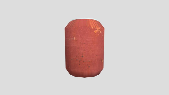 Rusty Soda Can 3D Model