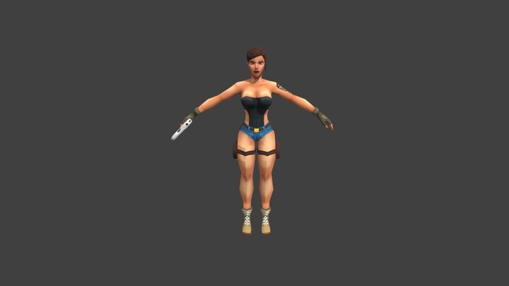 Human Soldier (Mobile) 3D Model