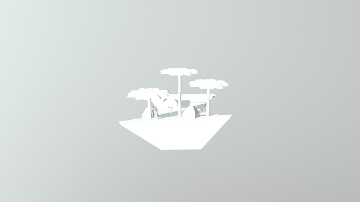 Stylized Beach (W.i.P.) 3D Model
