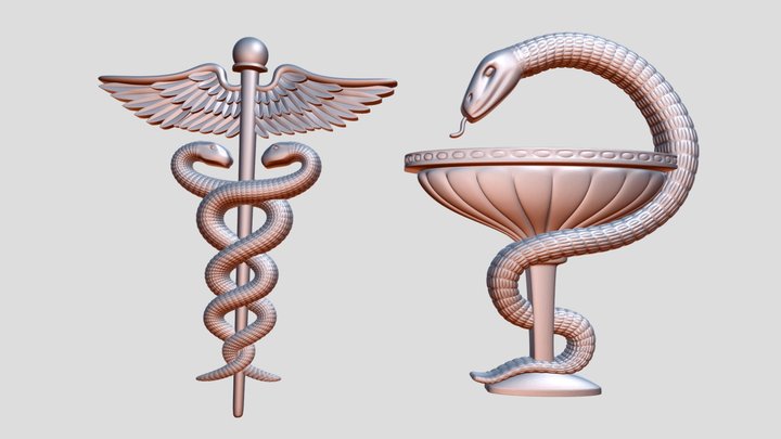 Medical symbol 3D Model