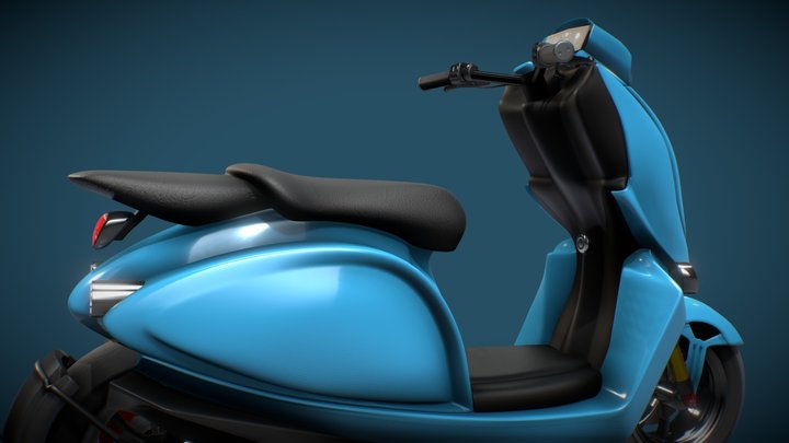 Pelican Electric Scooter 3D Model