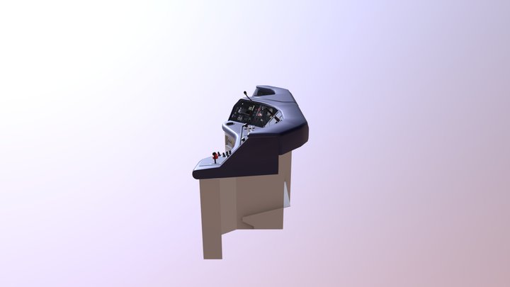 The trainer control panel. 3D Model