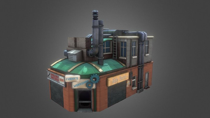 Furkii's Stylized Workshop 3D Model