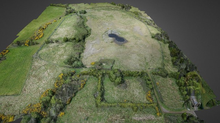 Historic Saltmine Sinkhole Collapse 2016 Survey 3D Model